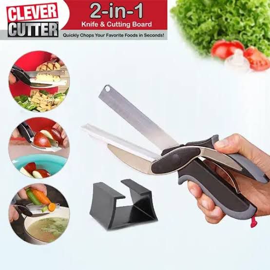 2 In 1 Knife & Cutting Board