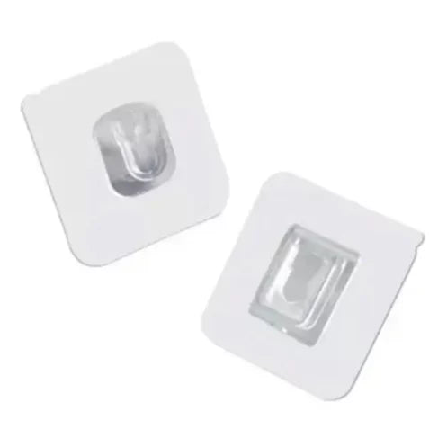 1 pair Transparent Double-sided Adhesive Wall Hooks