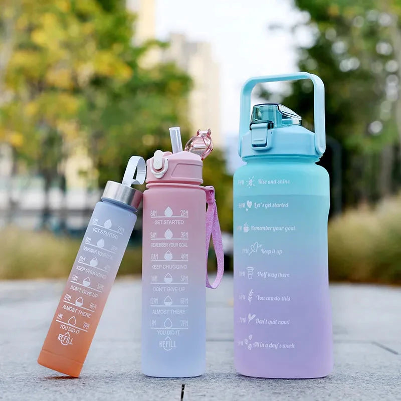 3 PCS 1 Set Sports Water Bottle