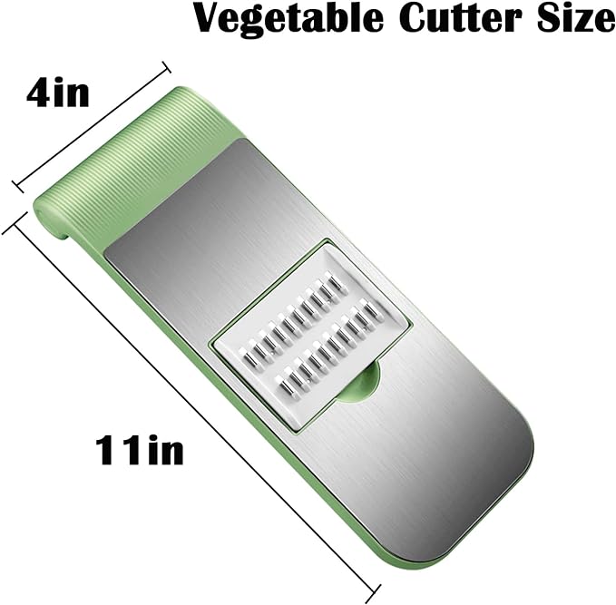 Kitchen 5 in 1 Stainless Steel Multifunctional Safe Manual Vegetable Slicer Cutter