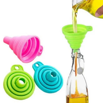 New Mini Silicone Funnel