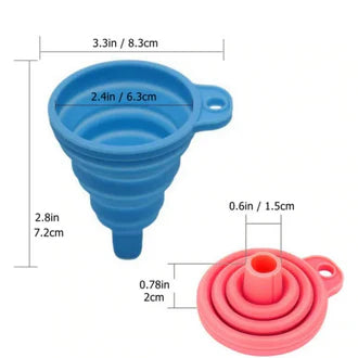 New Mini Silicone Funnel