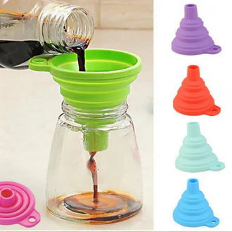 New Mini Silicone Funnel