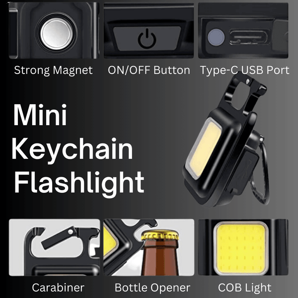 Mini Keychain Brighter Flashlight