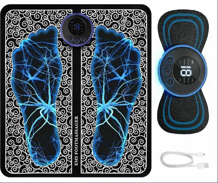 Combo Deal EMS Butterfly Massager & EMS Foot Massager