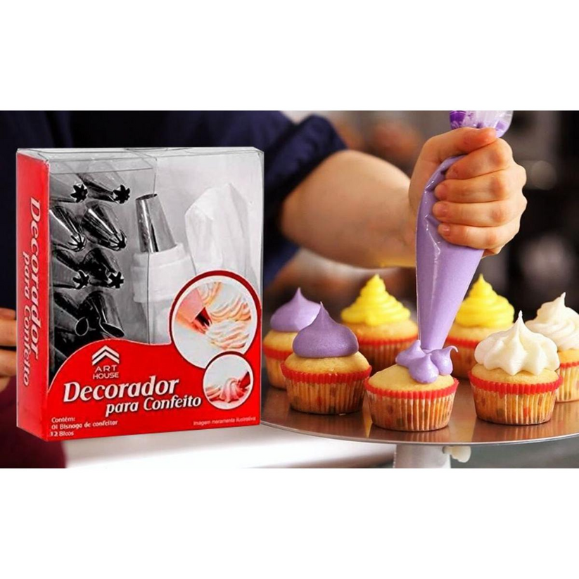 15 Pcs Cake Decorating Set Frosting Icing Piping Bag