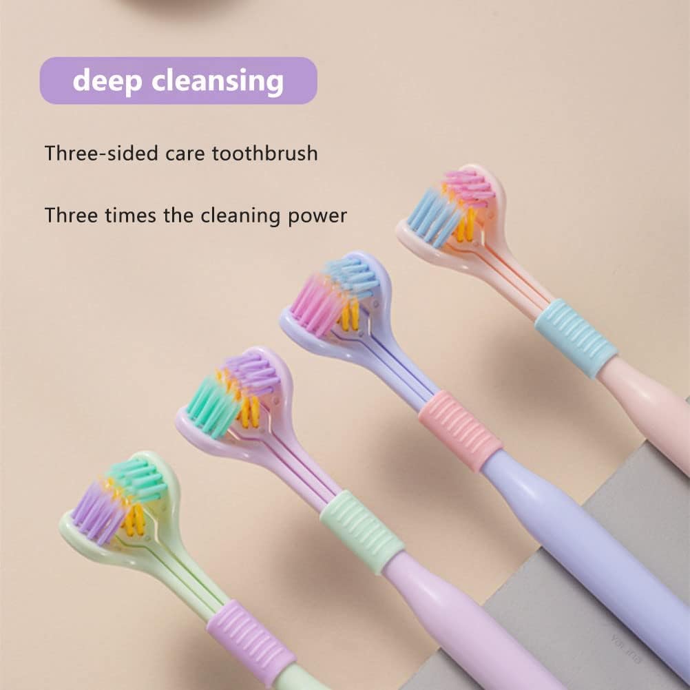 TriClean Nano 360° 3-Sided Toothbrush 🦷✨ (Buy 1 Get 1 Free🔥🔥)