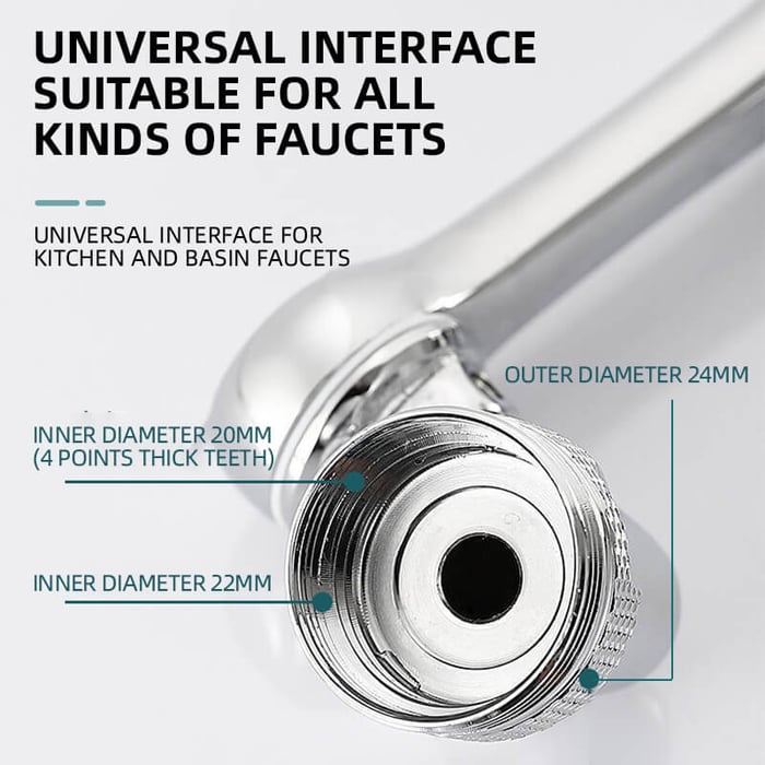 Universal 1080°Splash Filter Faucet