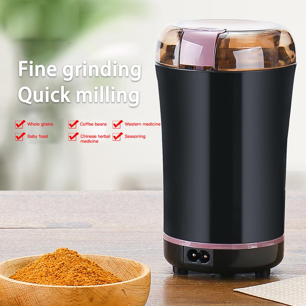 Portable Electric Coffee Bean and Spice Grinder